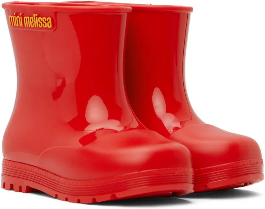 Mini Melissa Baby Red Mini Welly Boots