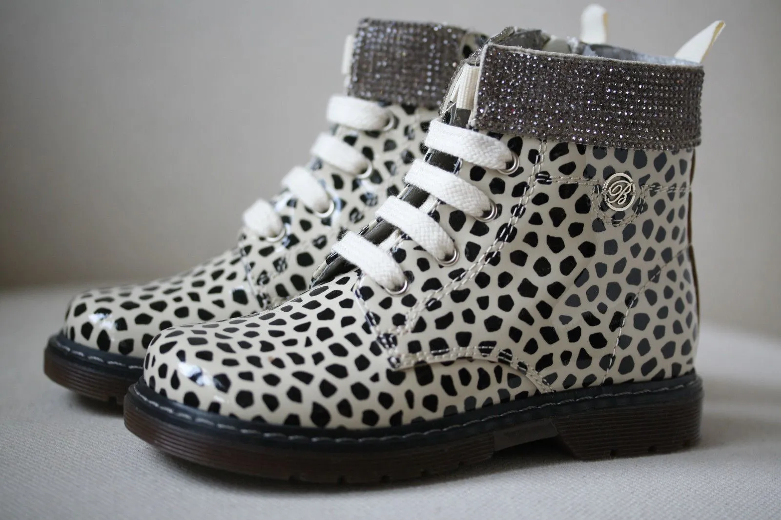 MISS BLUMARINE BABY DIAMANTE BOOTS EU 21 UK 4.5