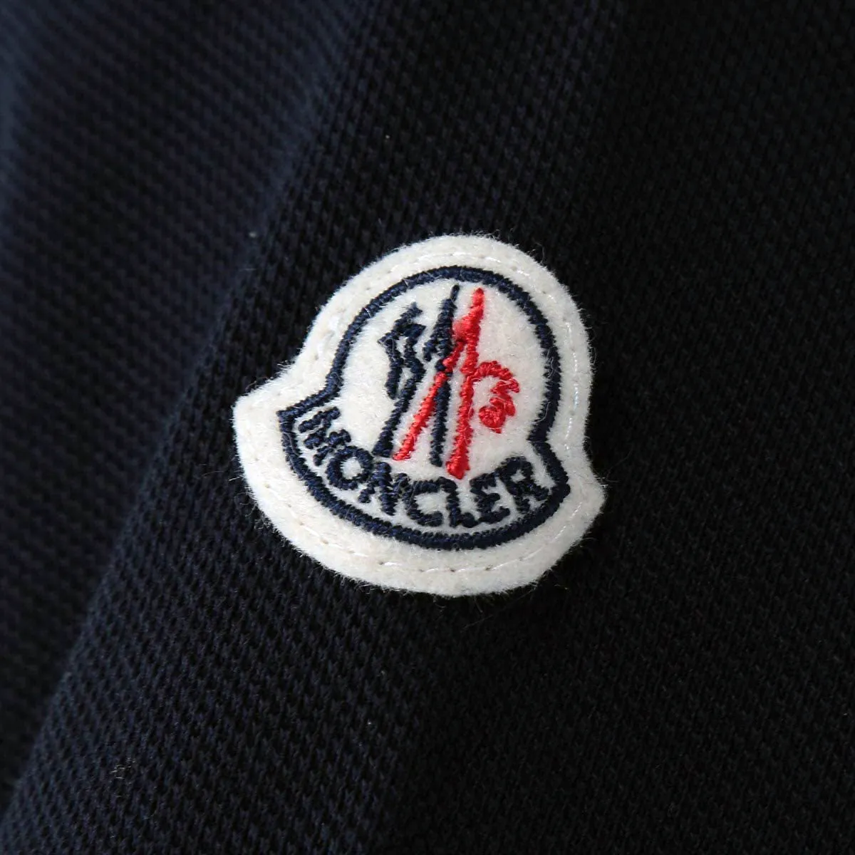 MONCLER  |Plain Cotton Short Sleeves Logo Polos