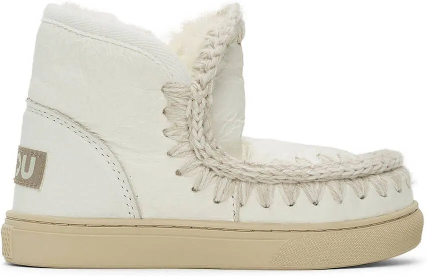 Mou Kids Off-White Sneaker Boots