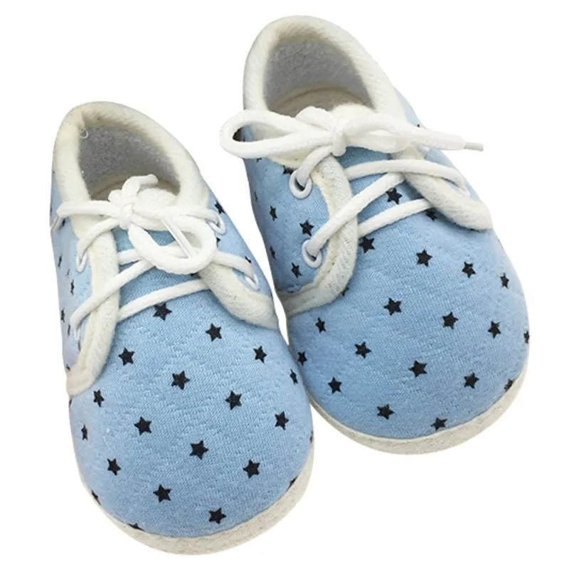 Newborn Infant Toddler Baby Boy Girls Kids Soft Sole Shoes Laces Up Sneaker First Walkers 0-18MSM6