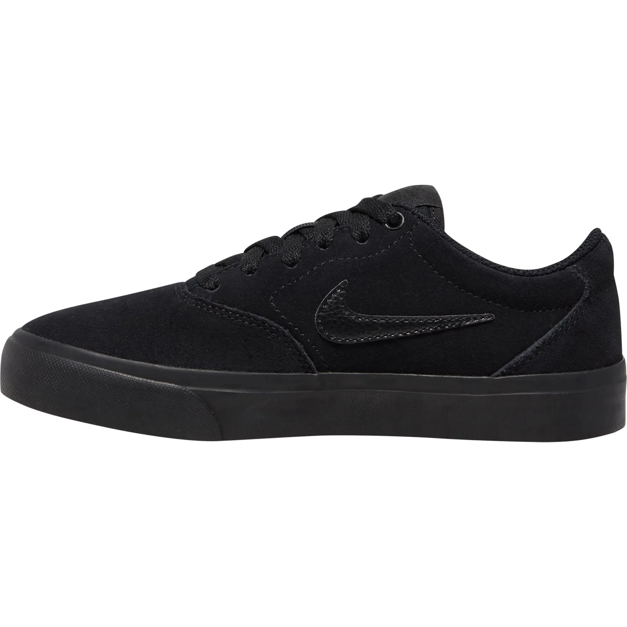 Nike SB Charge Suede (GS) Kids Skate Shoes - Black/Black-Black