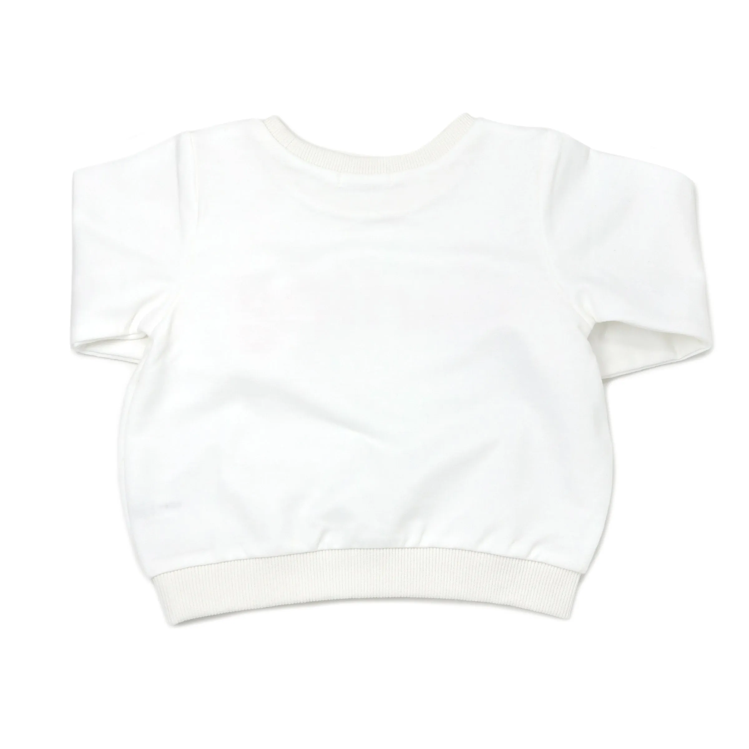 oh baby! French Terry Brooklyn Boxy Sweatshirt -  darling Applique - Cream