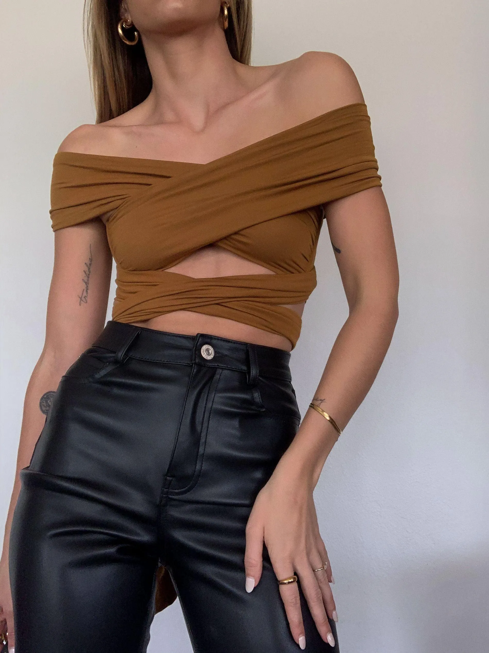 One Way Or Another Wrap Top - FINAL SALE