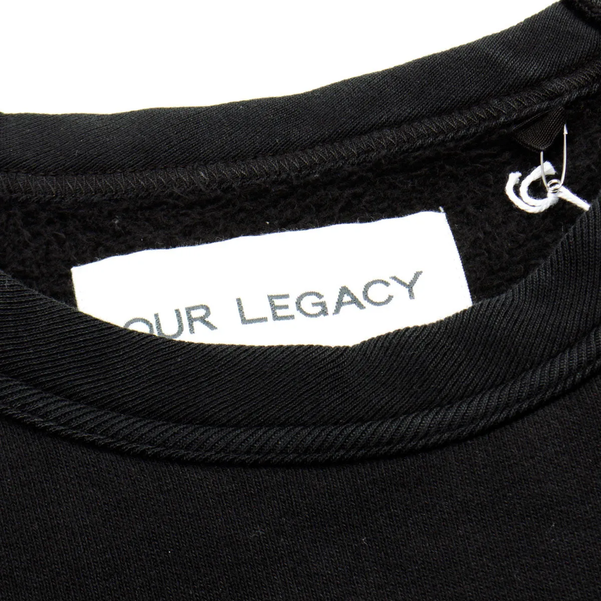 Our Legacy - 50's Great Sweatshirt - Washed Black Sweat