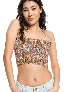 Roxy Ladies Warm Waters Printed Bandeau Top