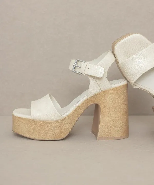 Sadie Chunky Platform Heel