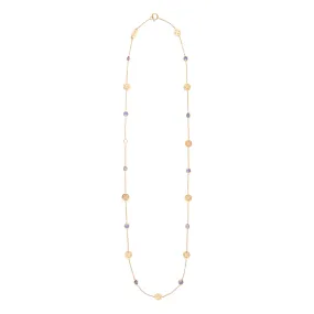 Signature Classic Necklace, Tanzanite, Mid-Length