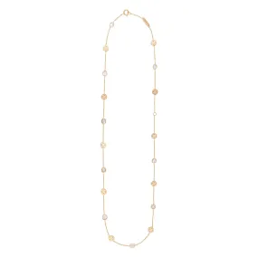 Signature Gem Necklace, Diamond Slice, Mid-Length