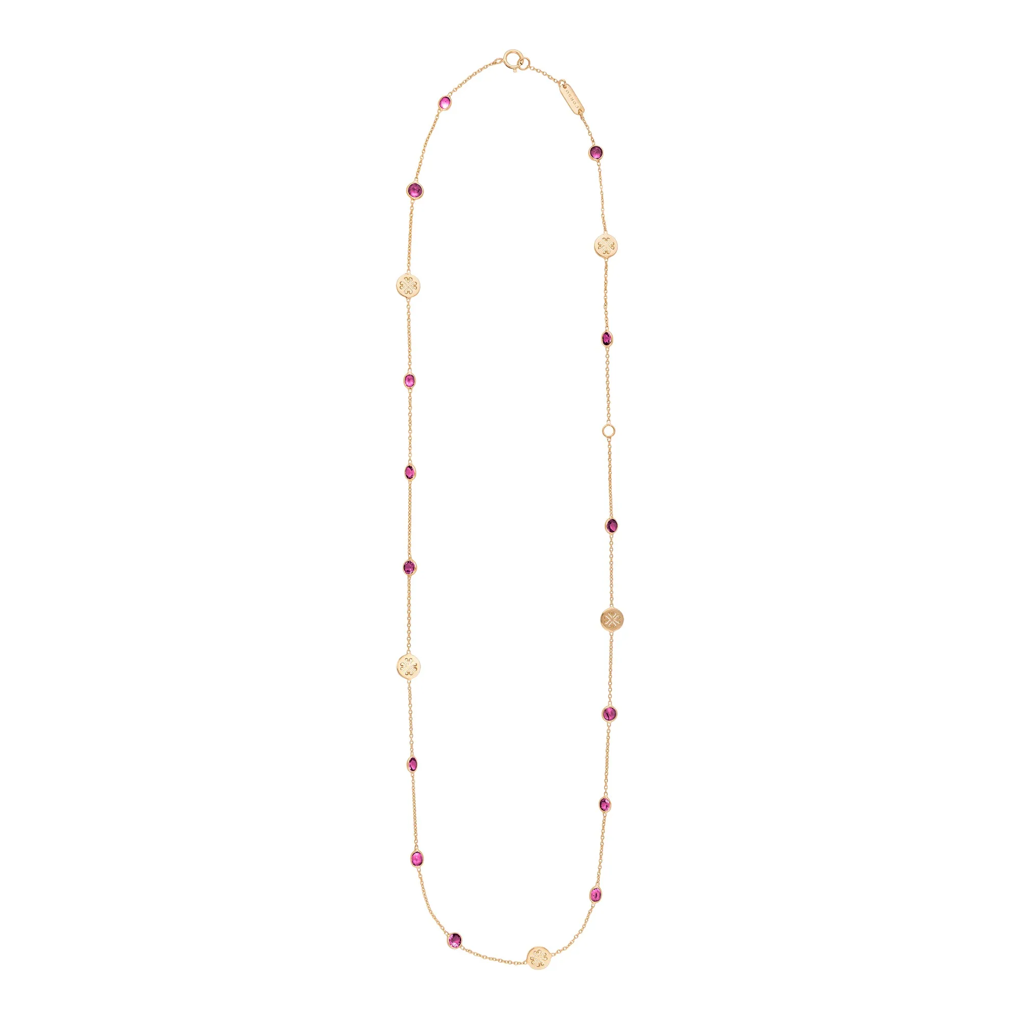 Signature Gem Necklace, Ruby, Mid-Length