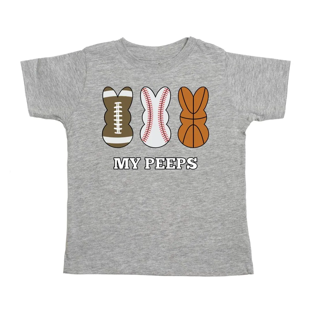 Sports Peeps S/S Gray Shirt