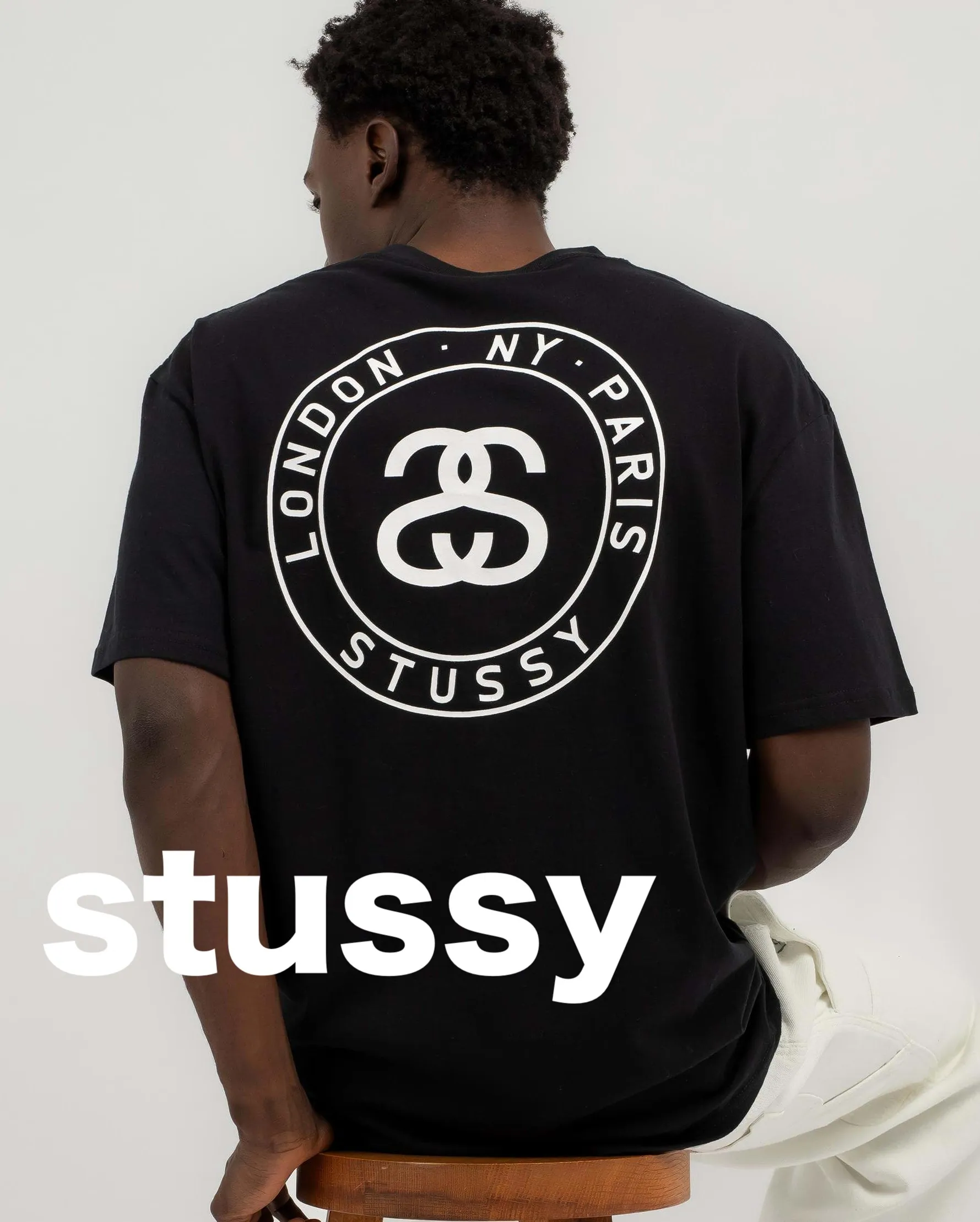 STUSSY  |Unisex Street Style Short Sleeves Logo Skater Style T-Shirts