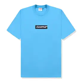 Supreme Futura Box Logo Bright Blue T Shirt