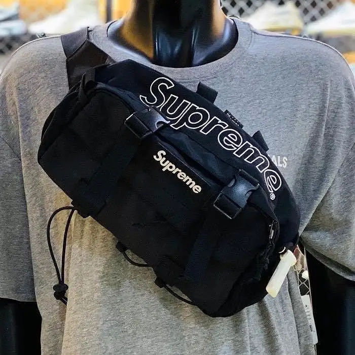 Supreme Large Waist Bag Black