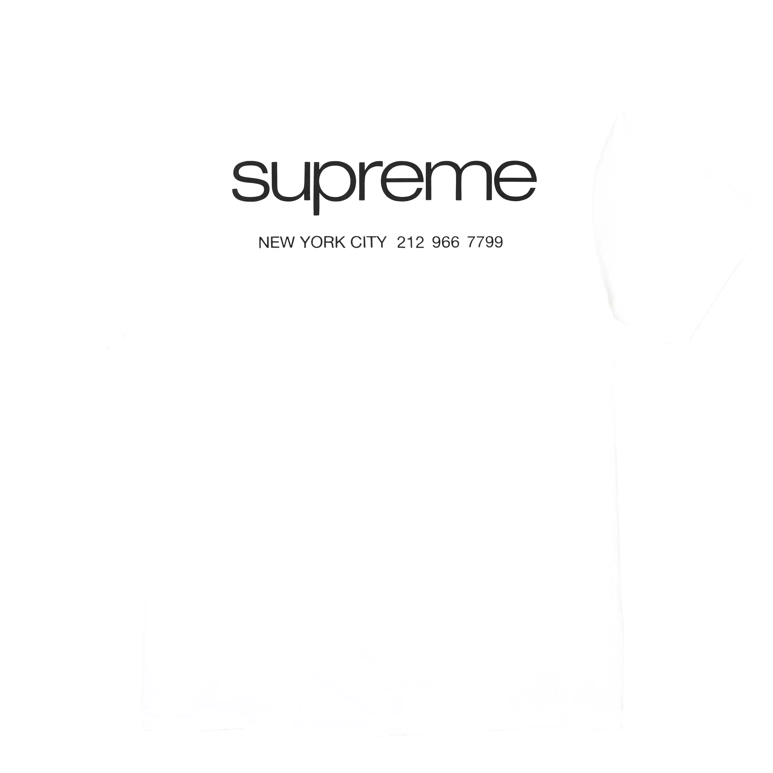 Supreme NYC Tee White