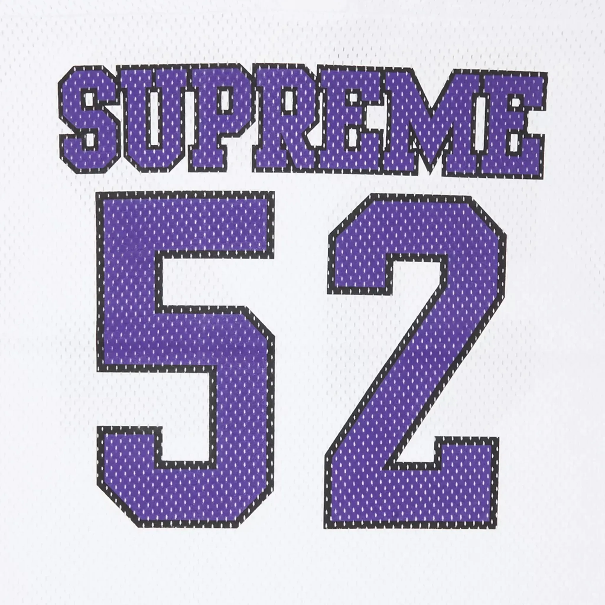 Supreme Spiderweb White Football Jersey