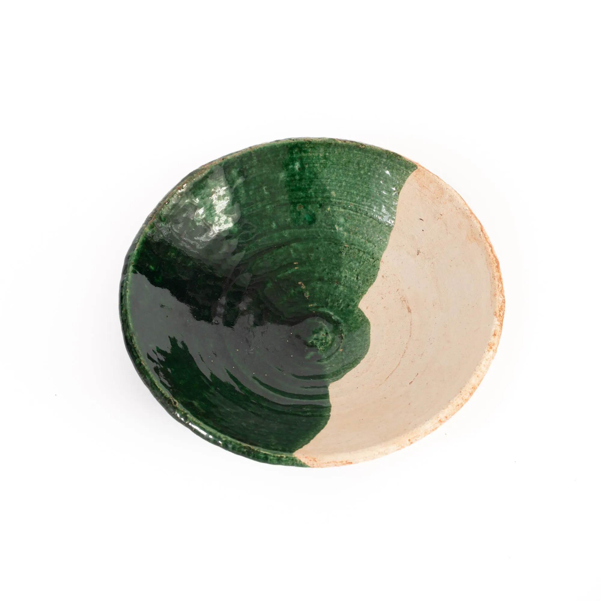 Tamegroute Half Glazed Bowl