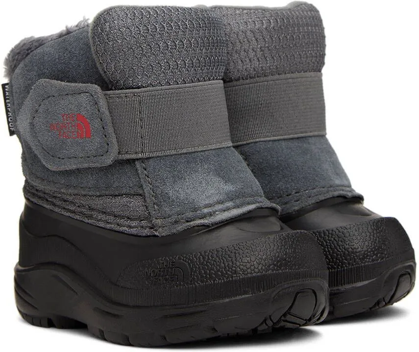 The North Face Kids Baby Gray Alpenglow II Boots