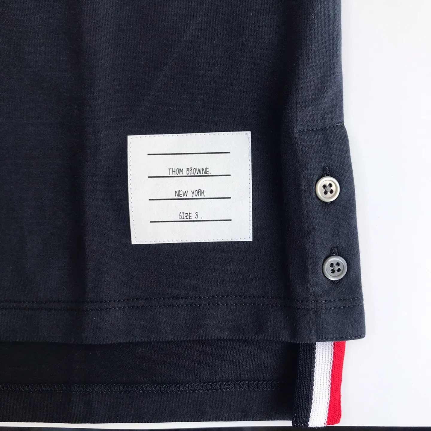 THOM BROWNE  |Cotton Short Sleeves Logo Designers T-Shirts