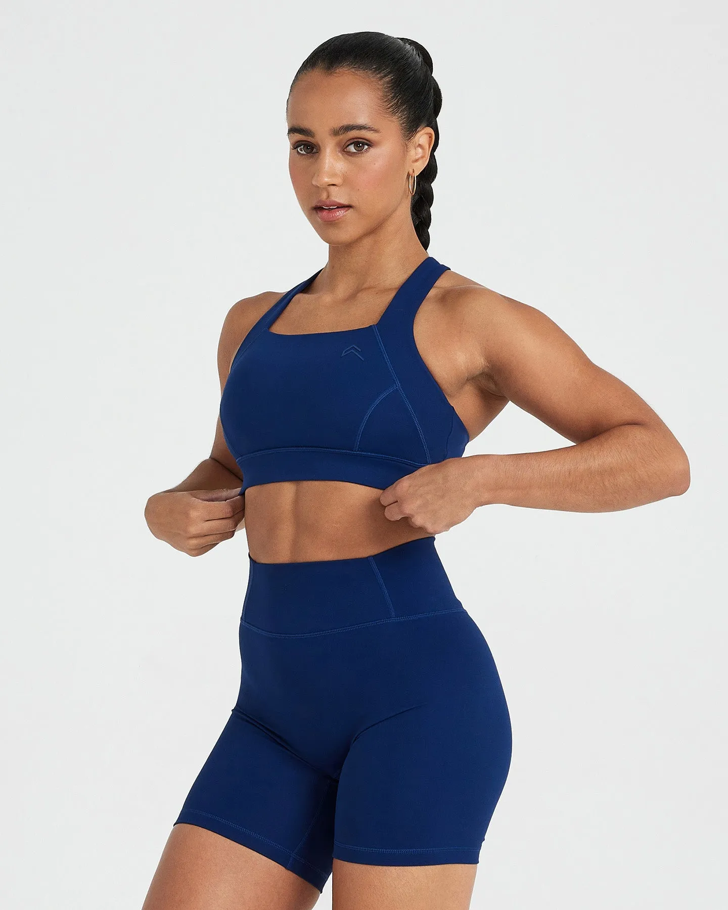 Timeless Wide Strap Sports Bra | Midnight