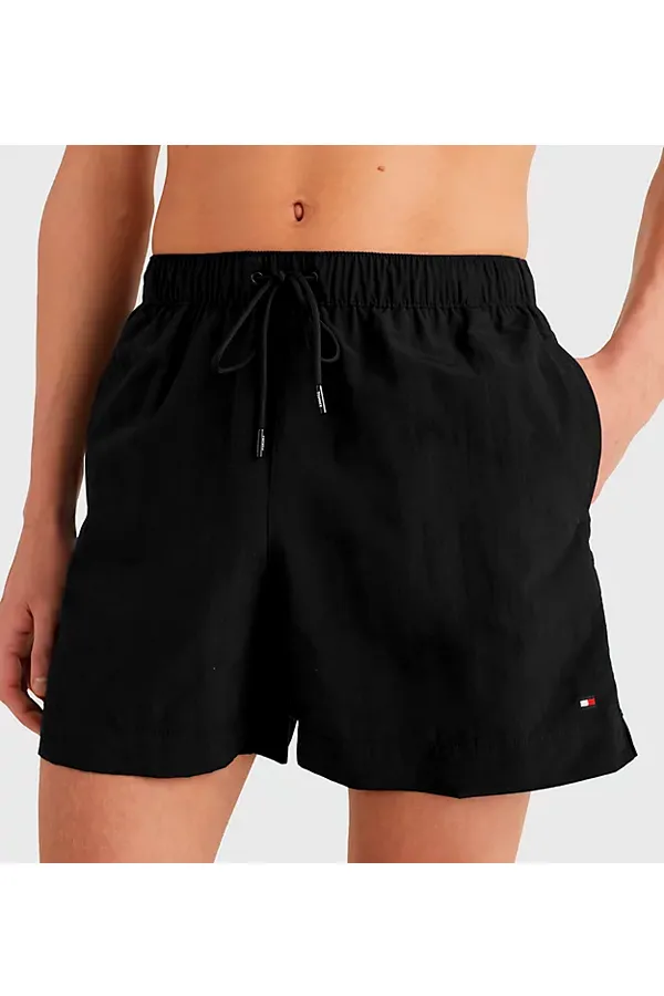 Tommy Hilfiger Swim Shorts Mid-Length Black