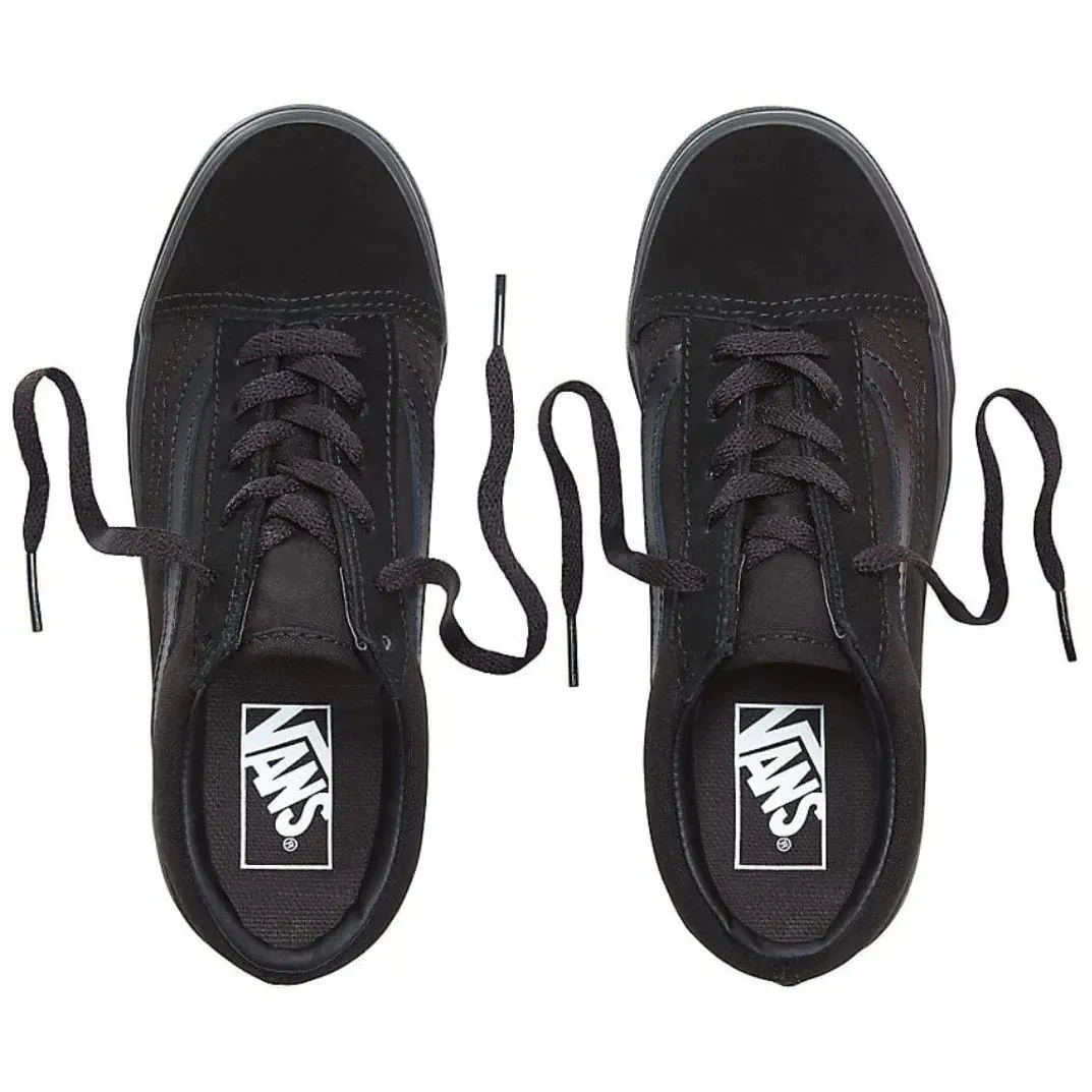 Vans Old Skool Kids Skate Shoes - Black/Black