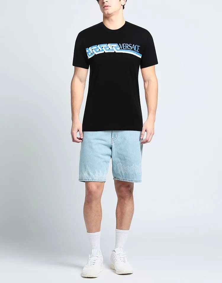 VERSACE  |Short Sleeves Logo Luxury T-Shirts