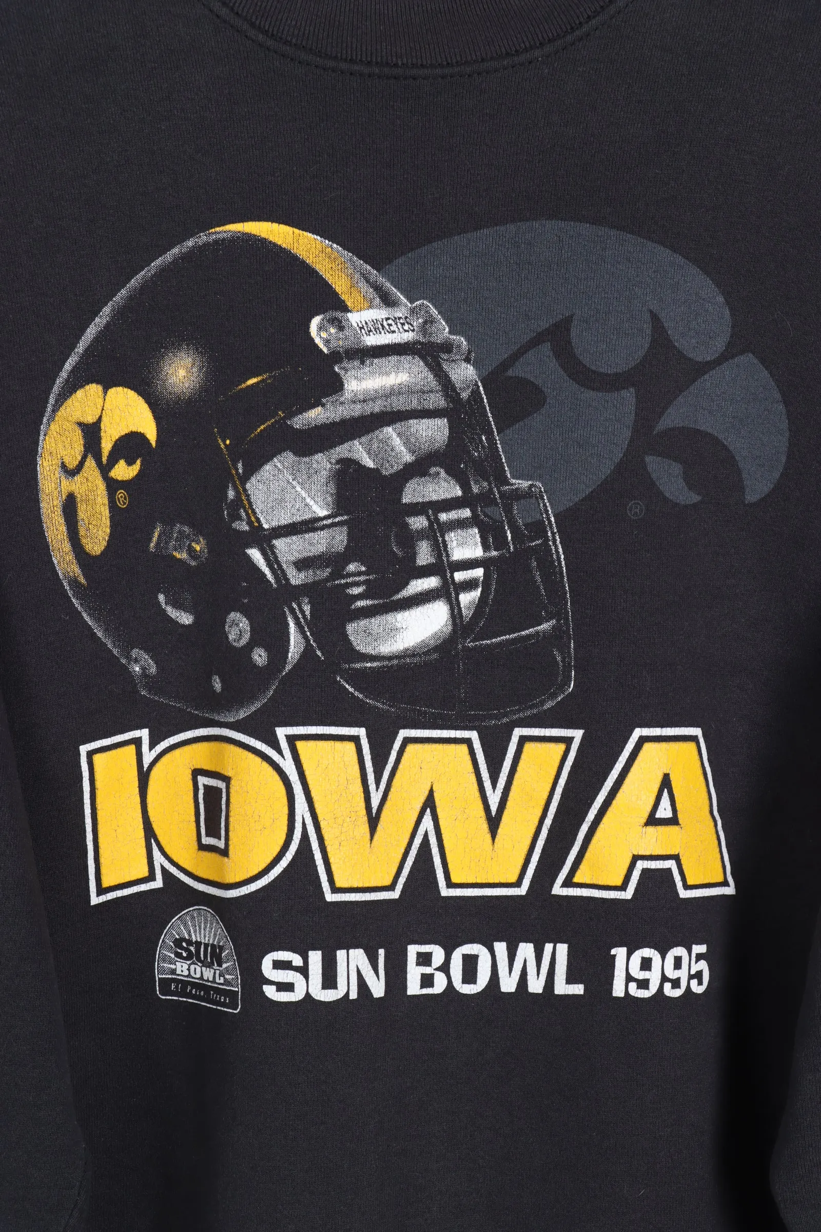 Vintage 1995 Sun Bowl Iowa College Football Sweatshirt (XL)