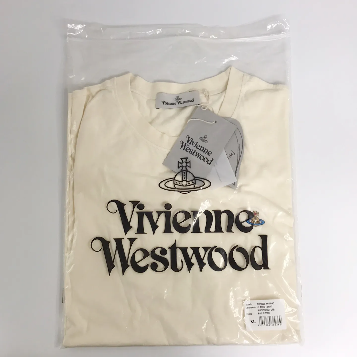 Vivienne Westwood  |Unisex Street Style Plain Cotton Short Sleeves Logo T-Shirts