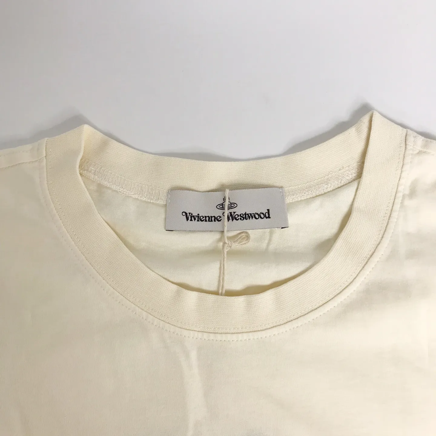 Vivienne Westwood  |Unisex Street Style Plain Cotton Short Sleeves Logo T-Shirts