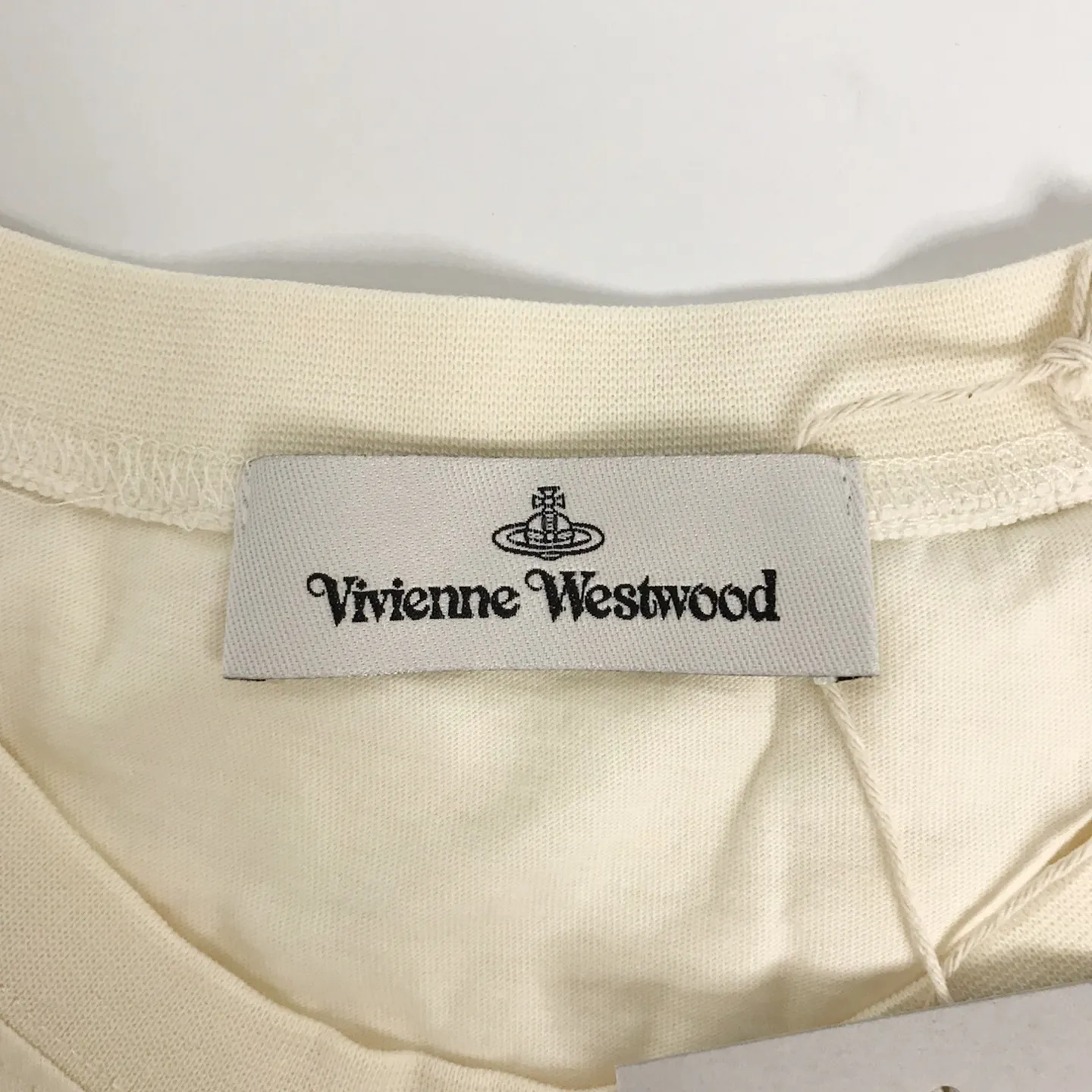 Vivienne Westwood  |Unisex Street Style Plain Cotton Short Sleeves Logo T-Shirts