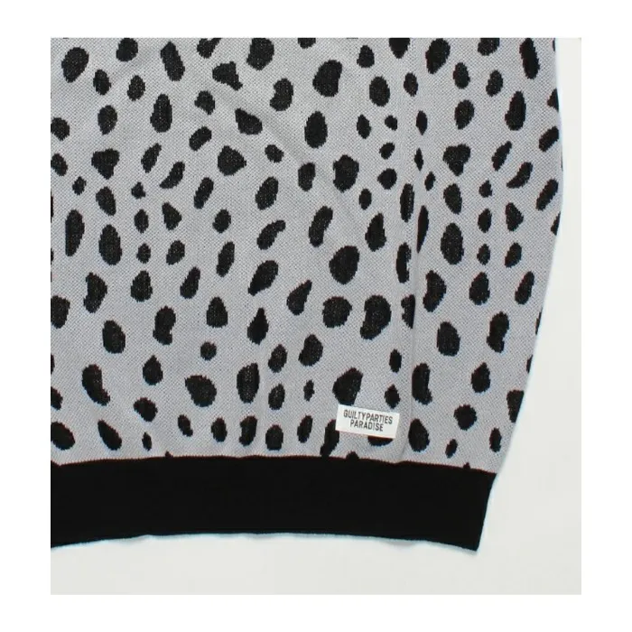 WACKO MARIA  |Leopard Patterns Street Style Cotton Short Sleeves Logo