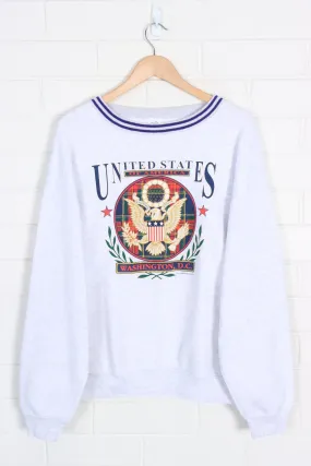 Washington DC 1994 USA Crest Round Neck Sweatshirt (XXL)