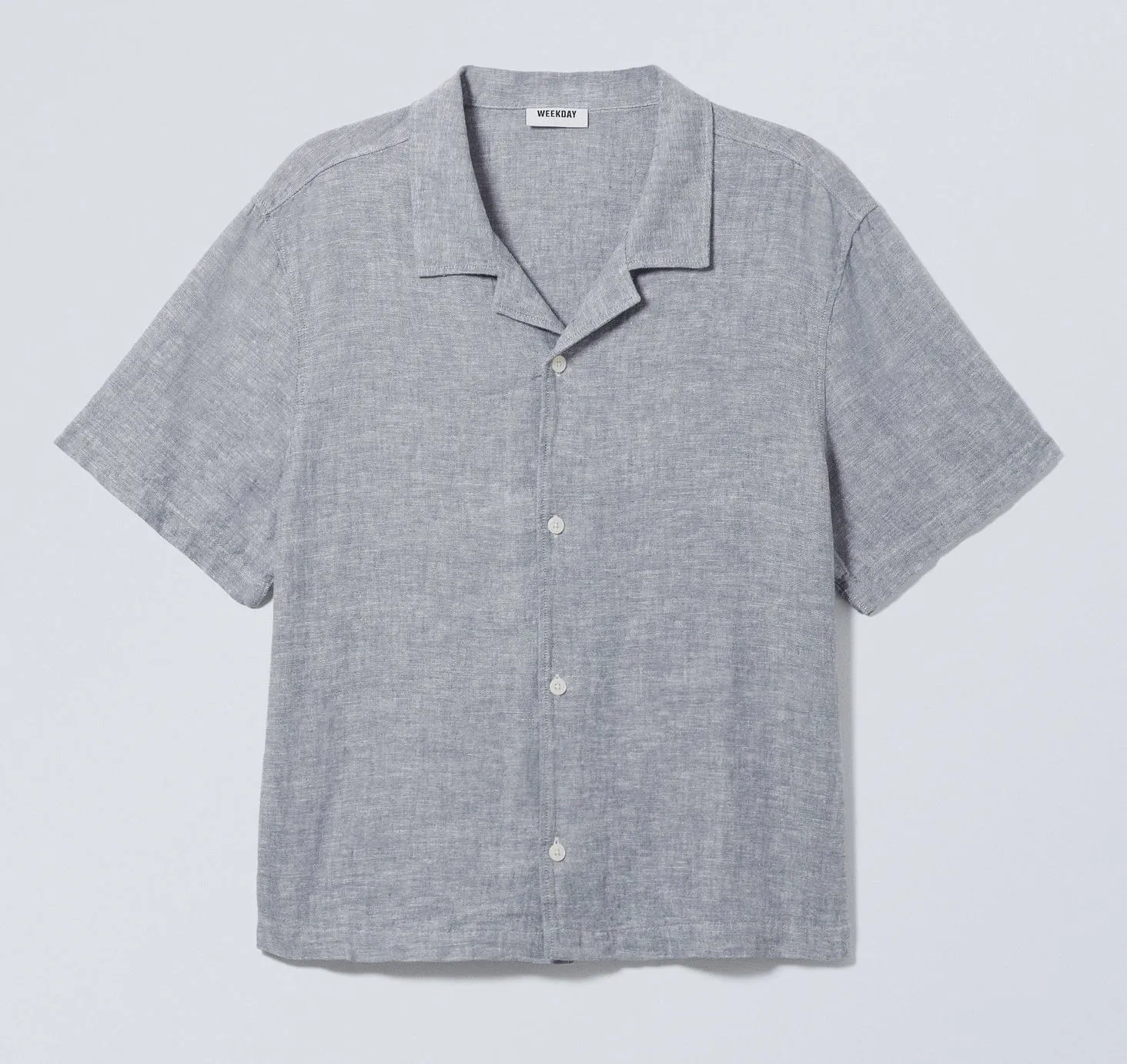 Weekday  |Plain Short Sleeves Shirts