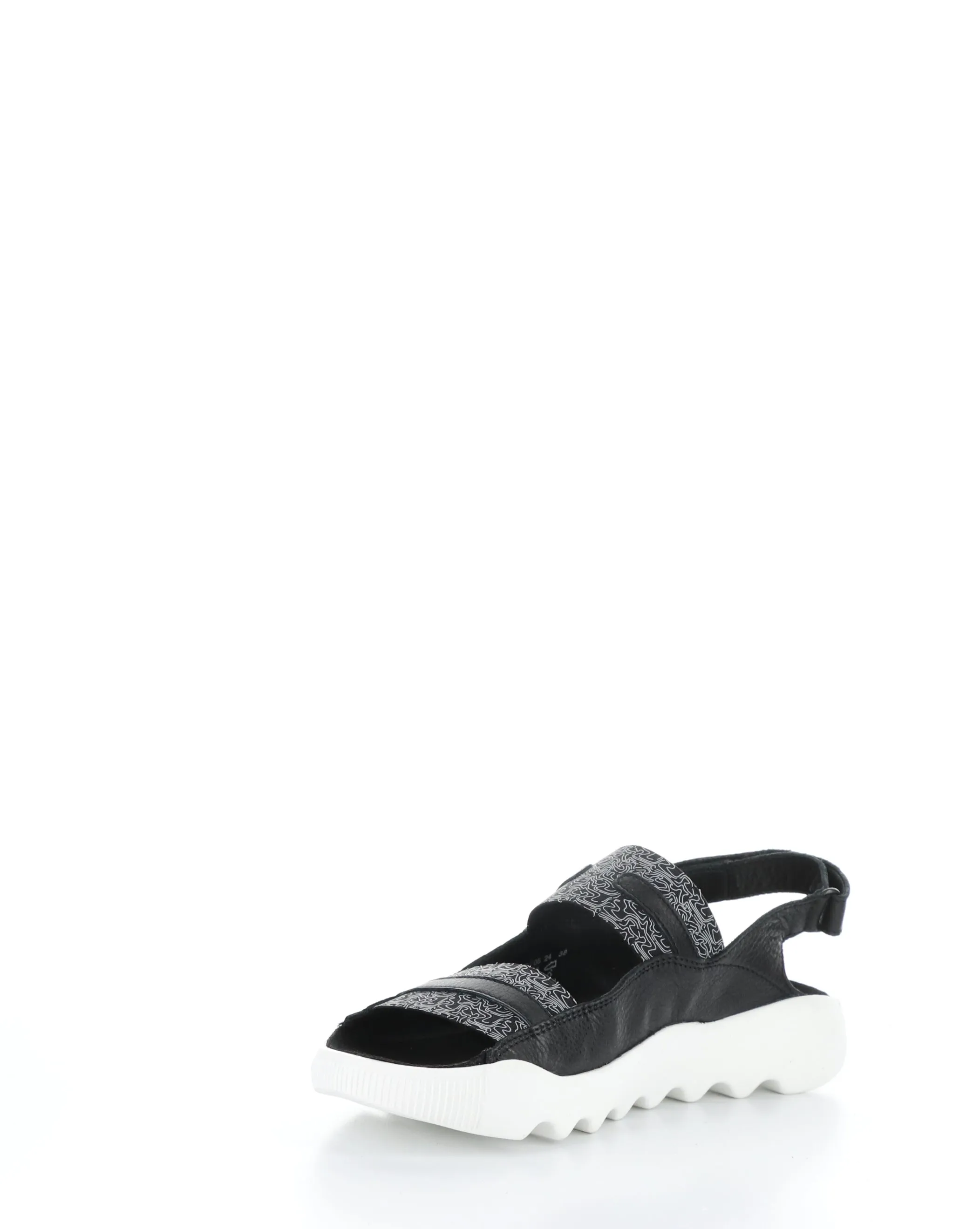 WHEB749SOF 000 BLACK Velcro Sandals